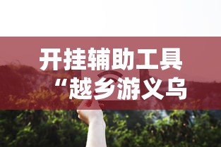 开挂辅助工具“越乡游义乌辅助器下载”详细开挂玩法