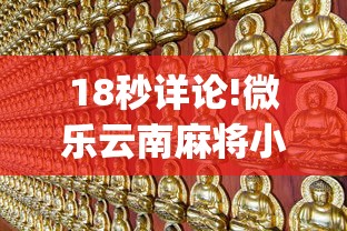 18秒详论!微乐云南麻将小程序开挂”(果然有透视挂)